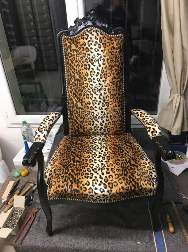 Réfection artisanale de fauteuil ancien Montpellier
