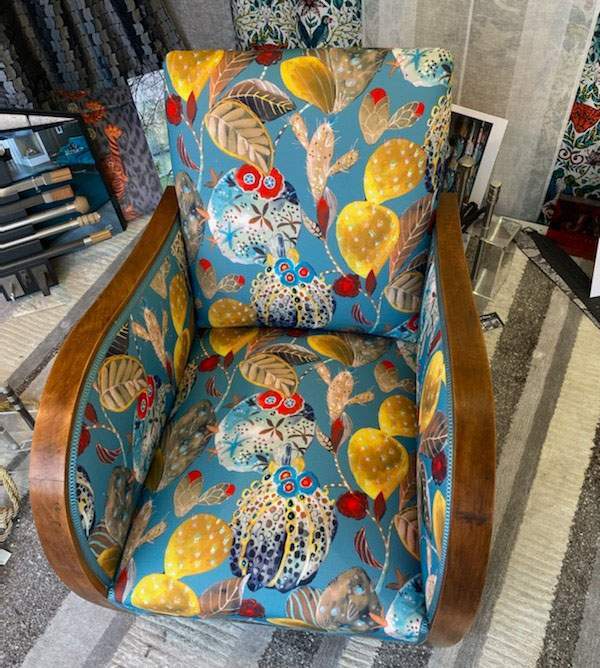 Réfection artisanale de fauteuil ancien Montpellier