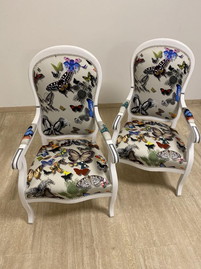 Guide pour refaire le tissu d'un fauteuil, Vic-la-Gardiole